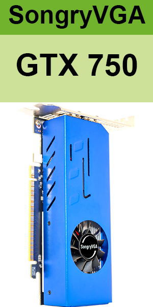 SongryVGA GTX 750 2GB HDMI*4 multi-screen video card