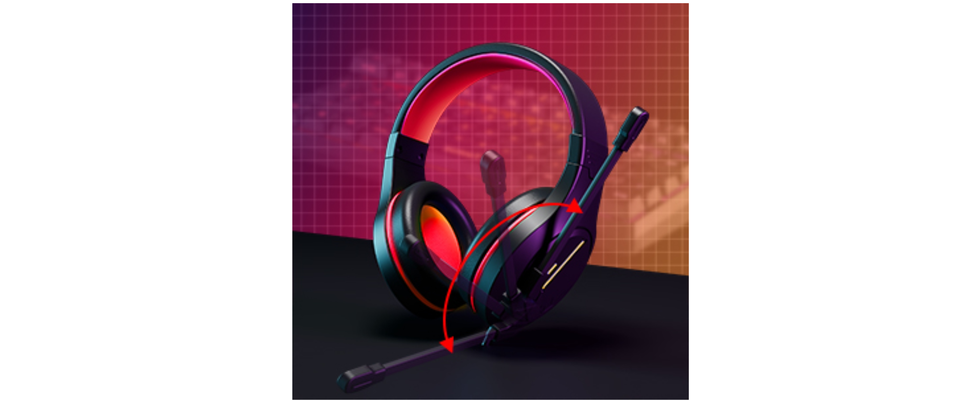 INMISS MH601X, Rotatable Microphone