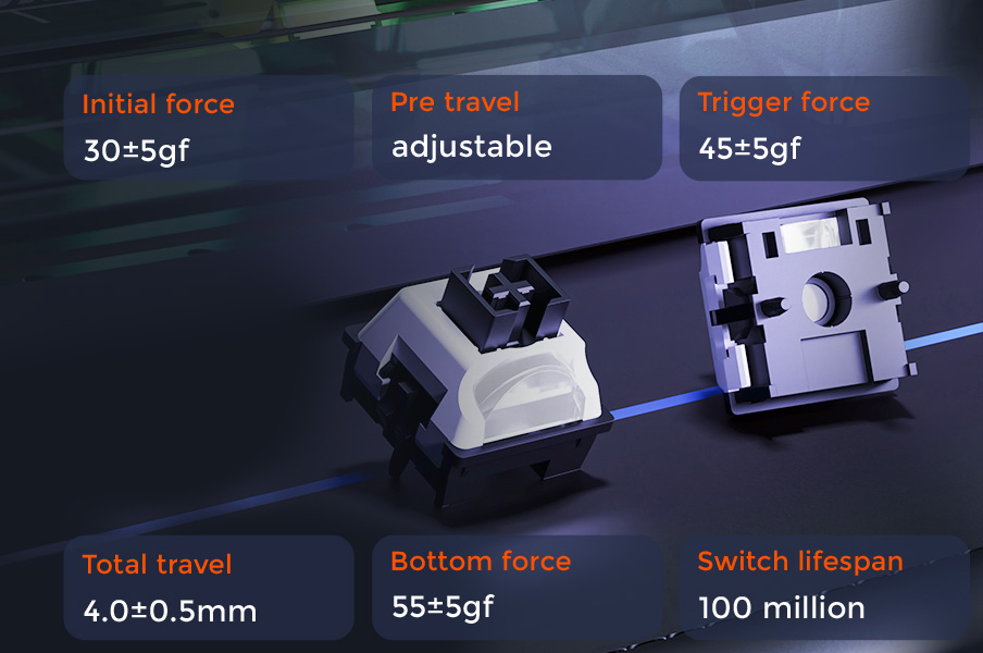 DAREU EK75RT Rapid Trigger Wired Gaming Keyboard