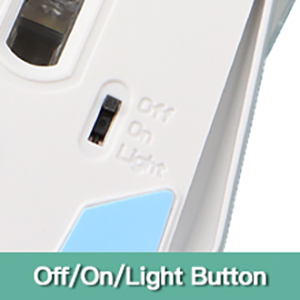 ON/OFF Switch  There is an ON/OFF switch.You can freely choose to use the mouse with lights on or no