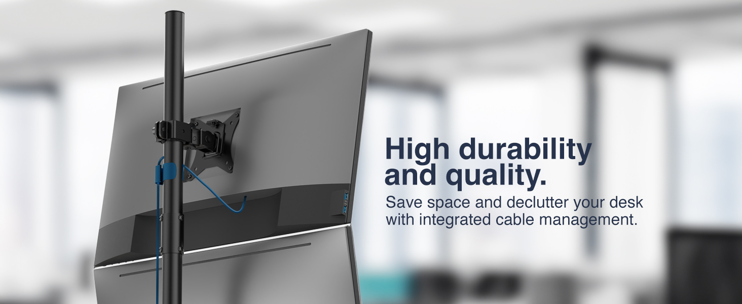 Desky Eco Vertical Monitor Mount