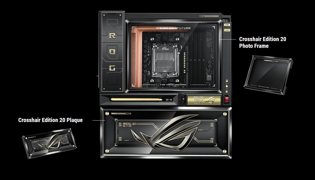 ASUS ROG CROSSHAIR X870E EDITION 20 AM5 E-ATX motherboard