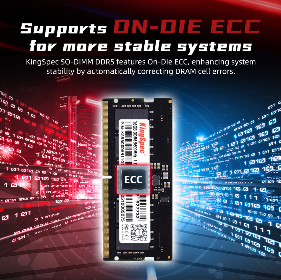 support one-die ecc for more stable system