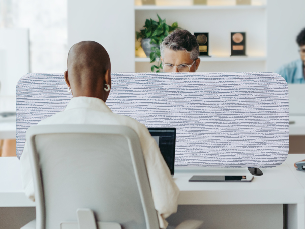 desk divider for workspace