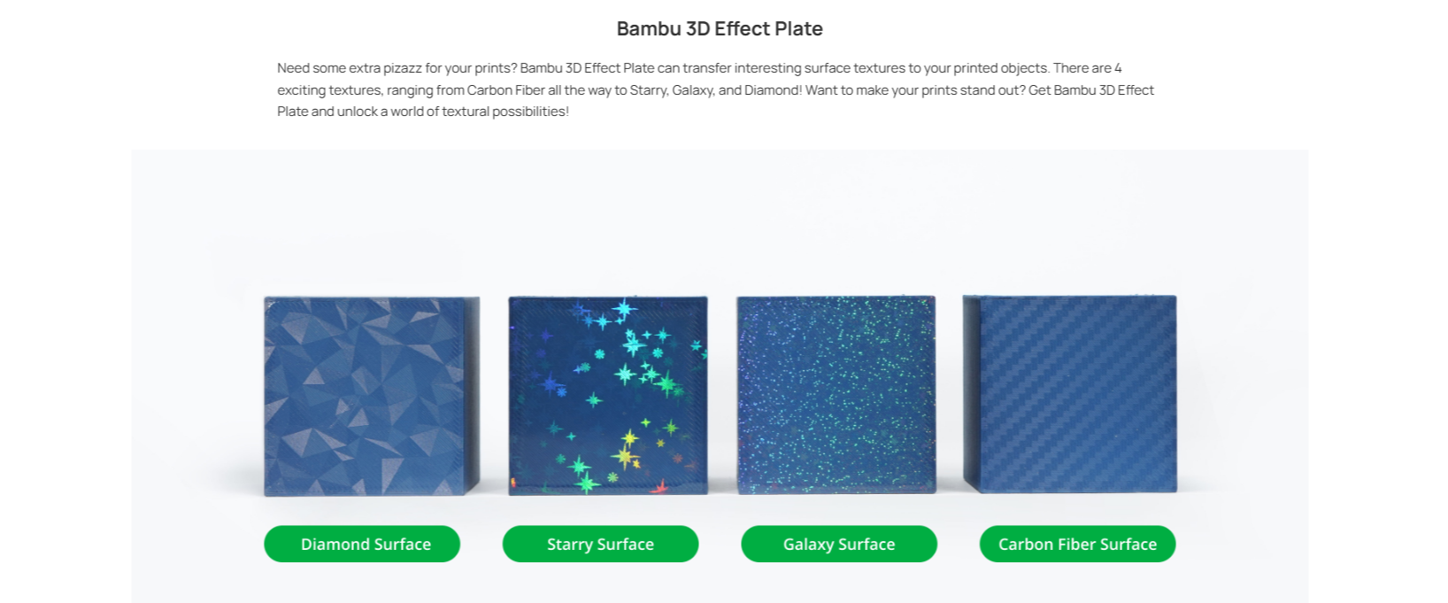 Bambu 3D Effect Plate