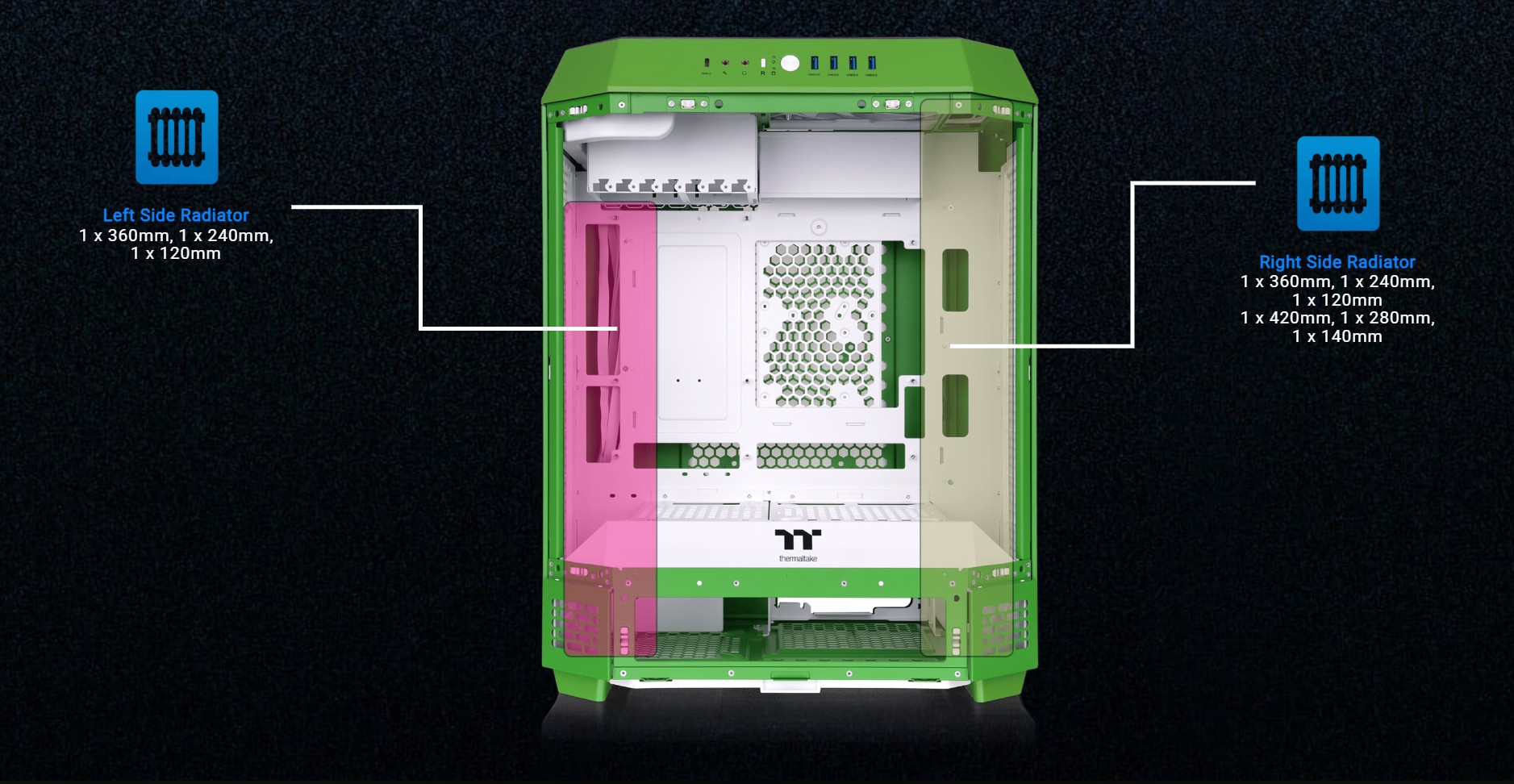 Thermaltake Tower 600 Mid Tower Chassis