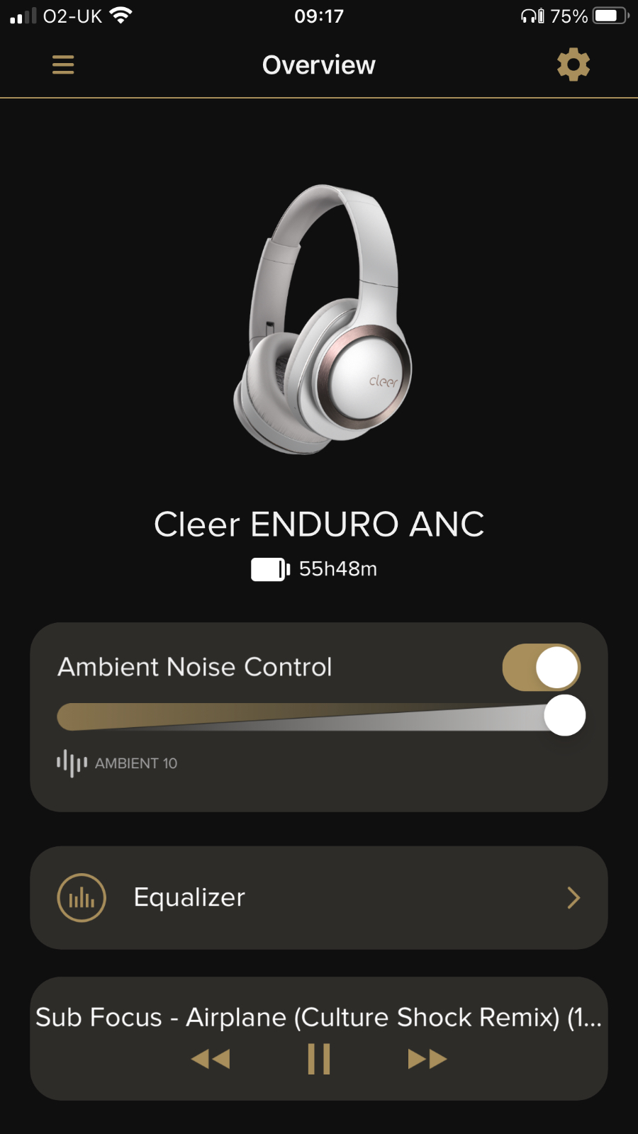 Cleer Audio enduro 100 headphones noise cancelling
