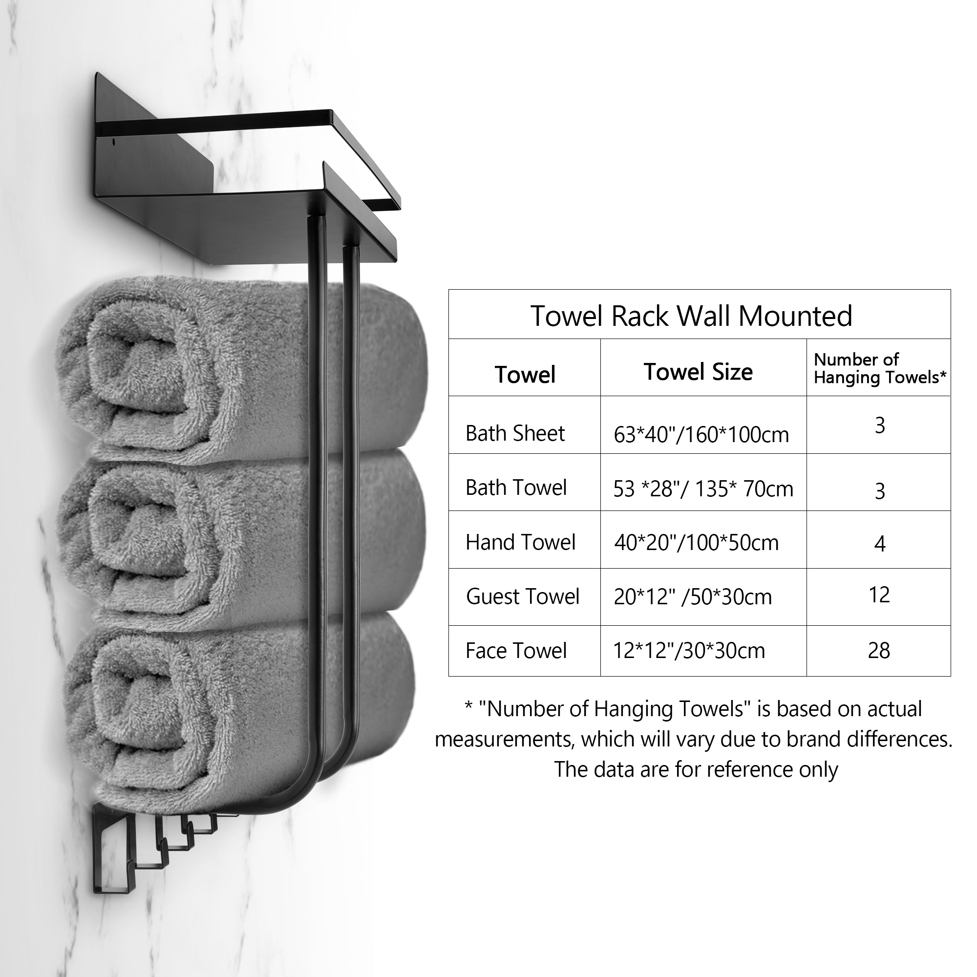Big Capacity Towel Rack