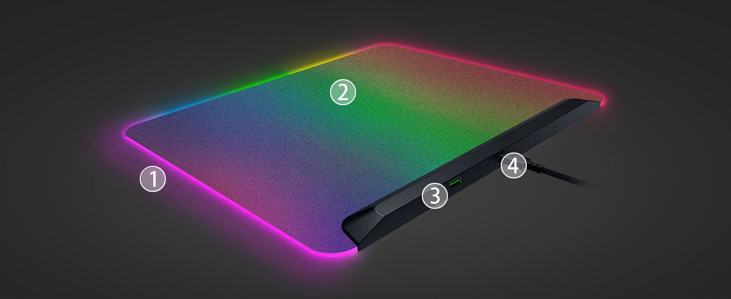 Razer Firefly V2 Pro Fully Illuminated RGB Gaming Mouse Mat