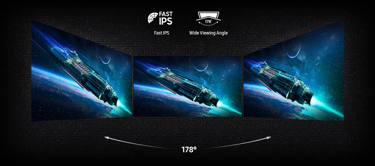 SAMSUNG 32-inch Odyssey G5 G50F QHD 180Hz Gaming Monitor