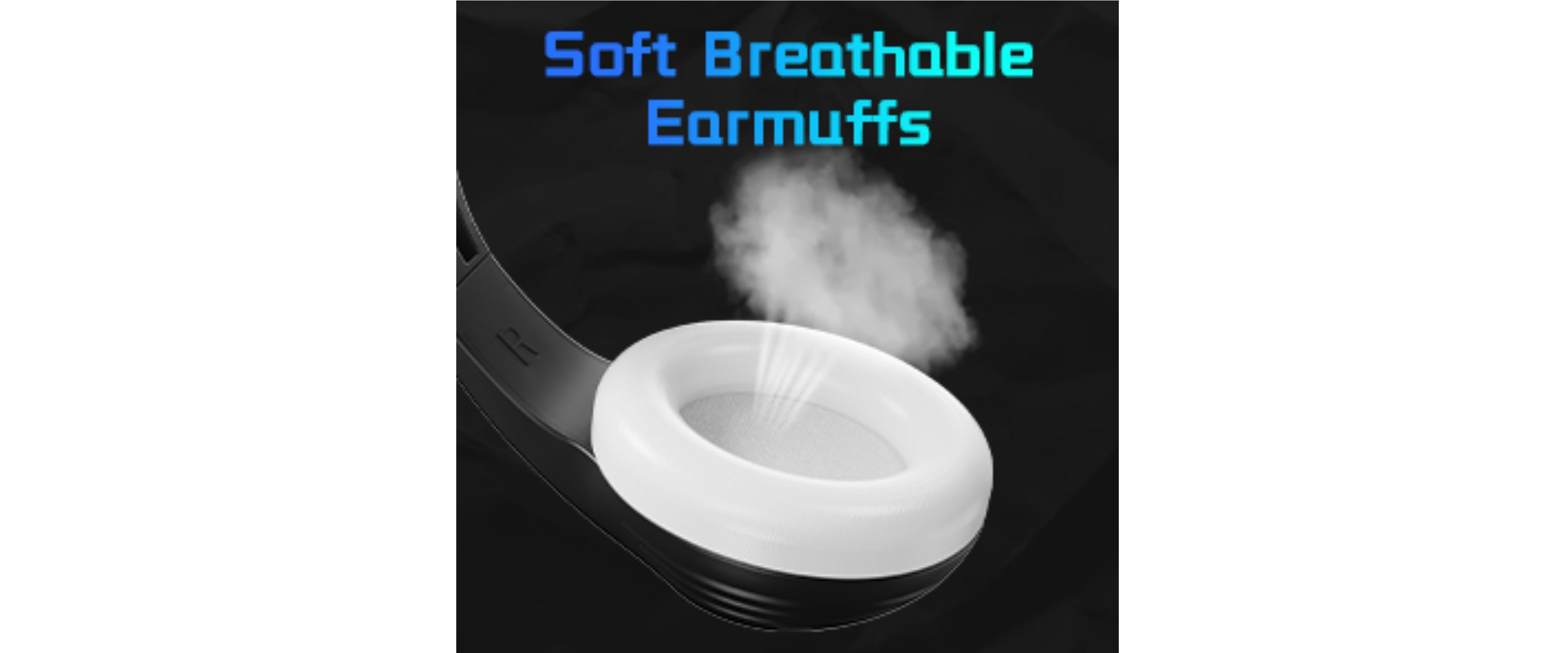 Anivia A9 headset, soft breathable earmuffs, memory foam ear cushions