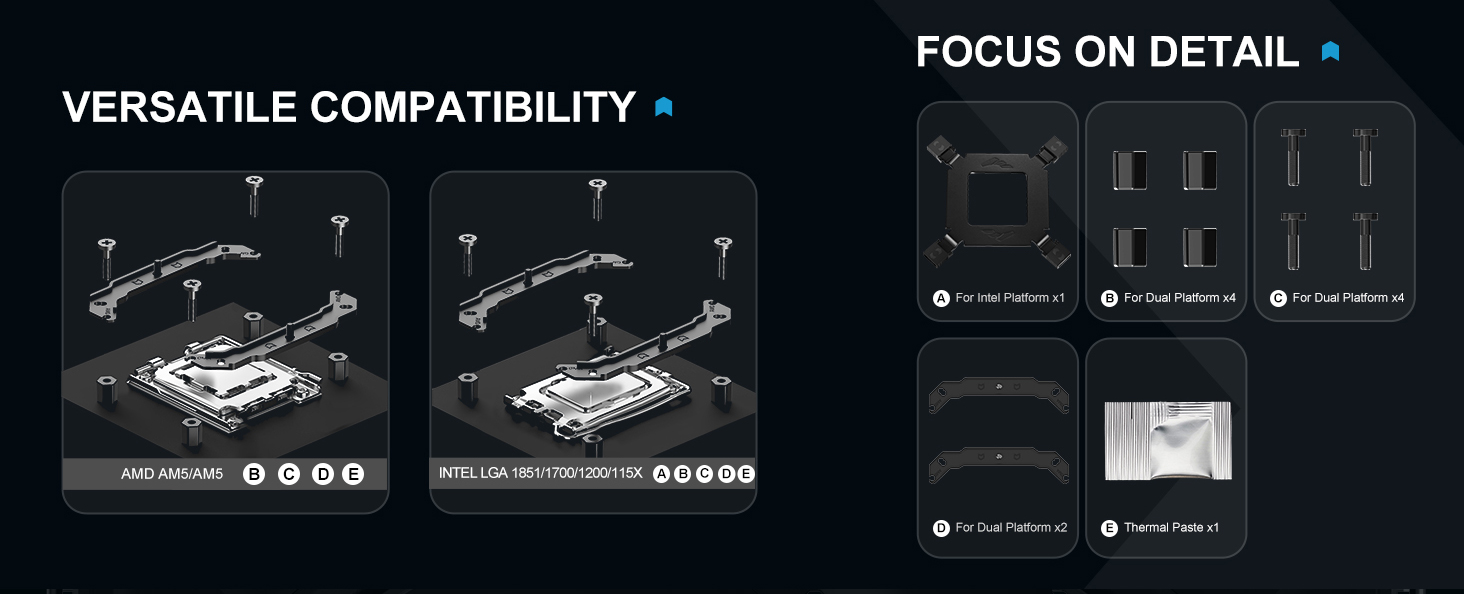 SAMA X30 Single-Tower CPU Air Cooler Black