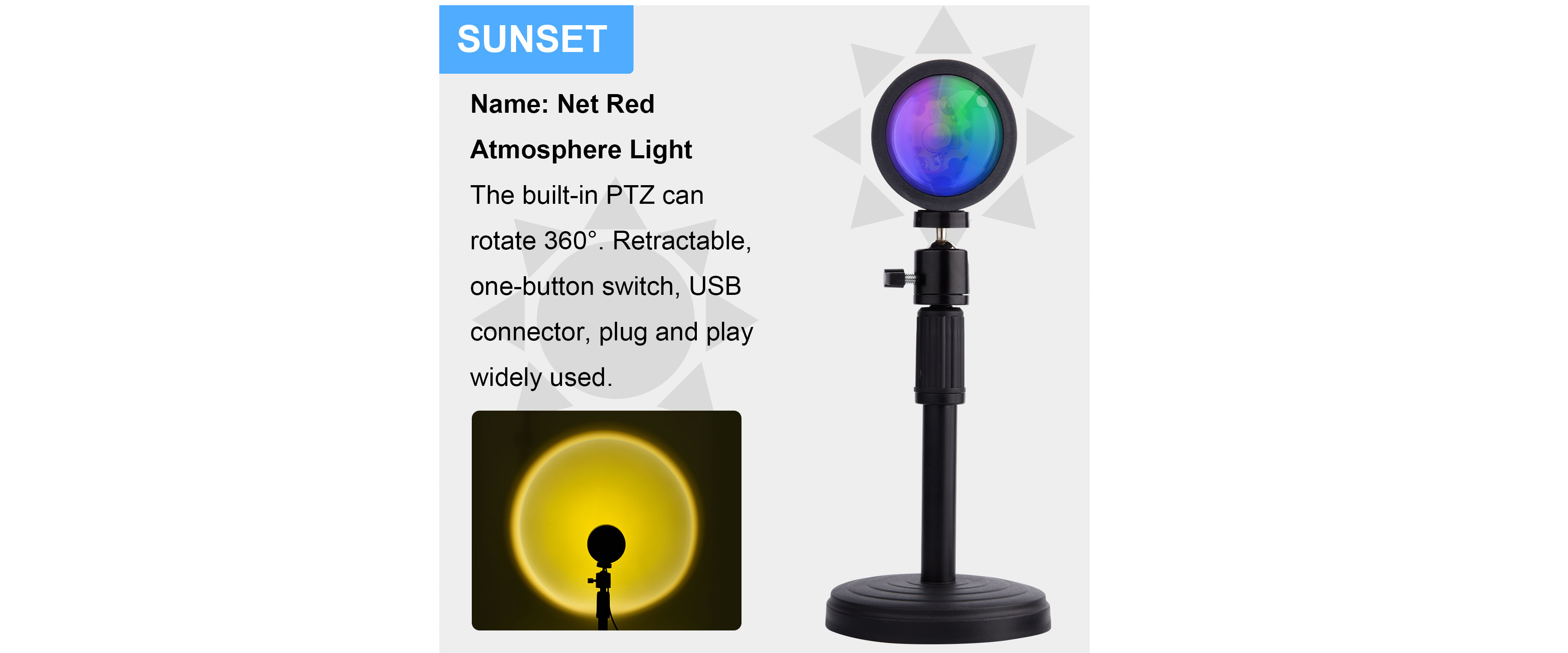 Sunset lamp feature intro