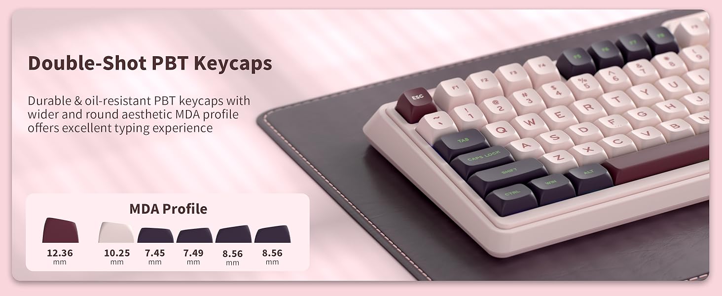 Double-Shot PBT Keycaps