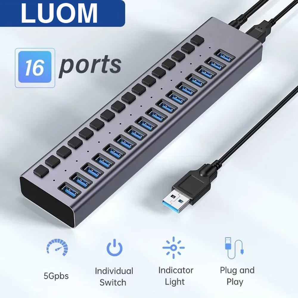 16 Port USB 3.0 Data HUB