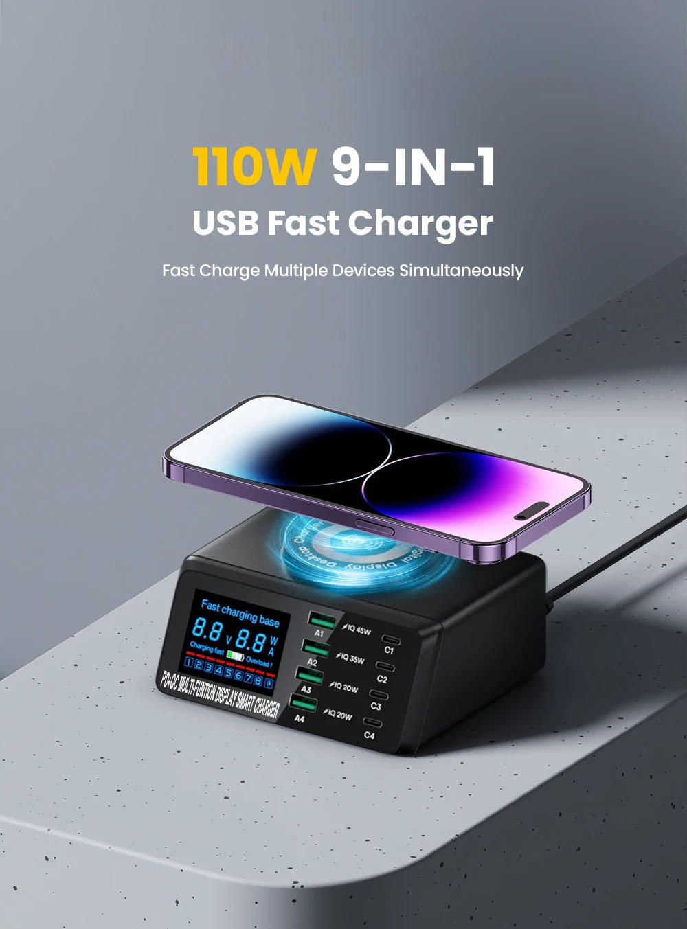 Jansicotek 8 Port Charging Station