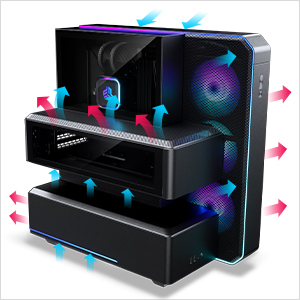 Phanteks EX5 PLUS ATX Multi-Chamber PC Case