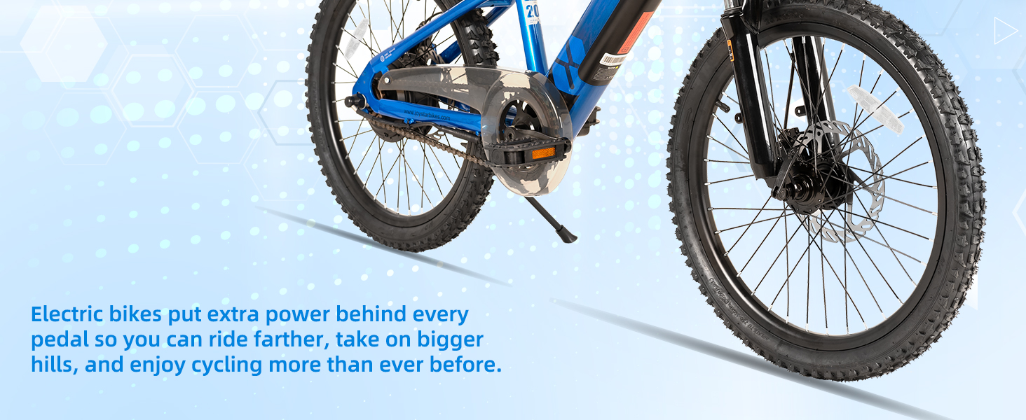 Ebike electric bike electric bicycle electric mountain bike boys girls children 20inch