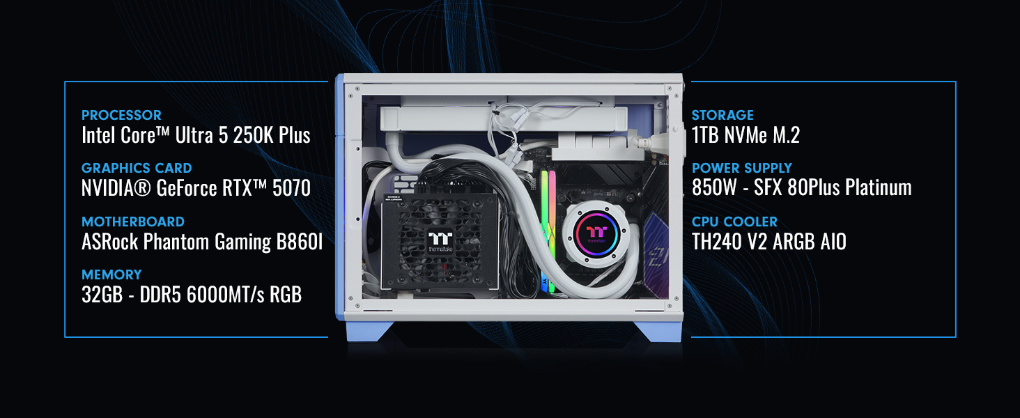 Thermaltake LCGS Traveler u2570H Mini-ITX Gaming PC