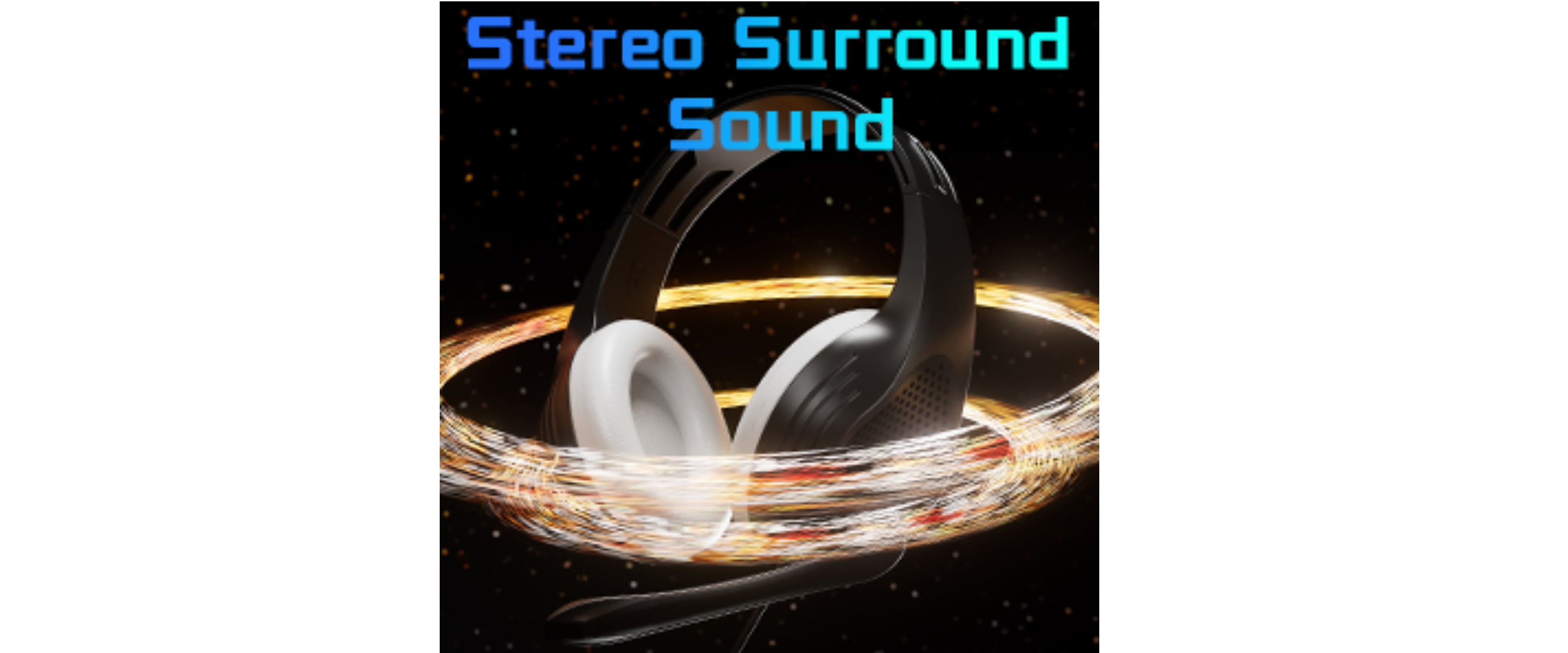 Anivia A9 headset, stereo surround sound, wired over ear headphone