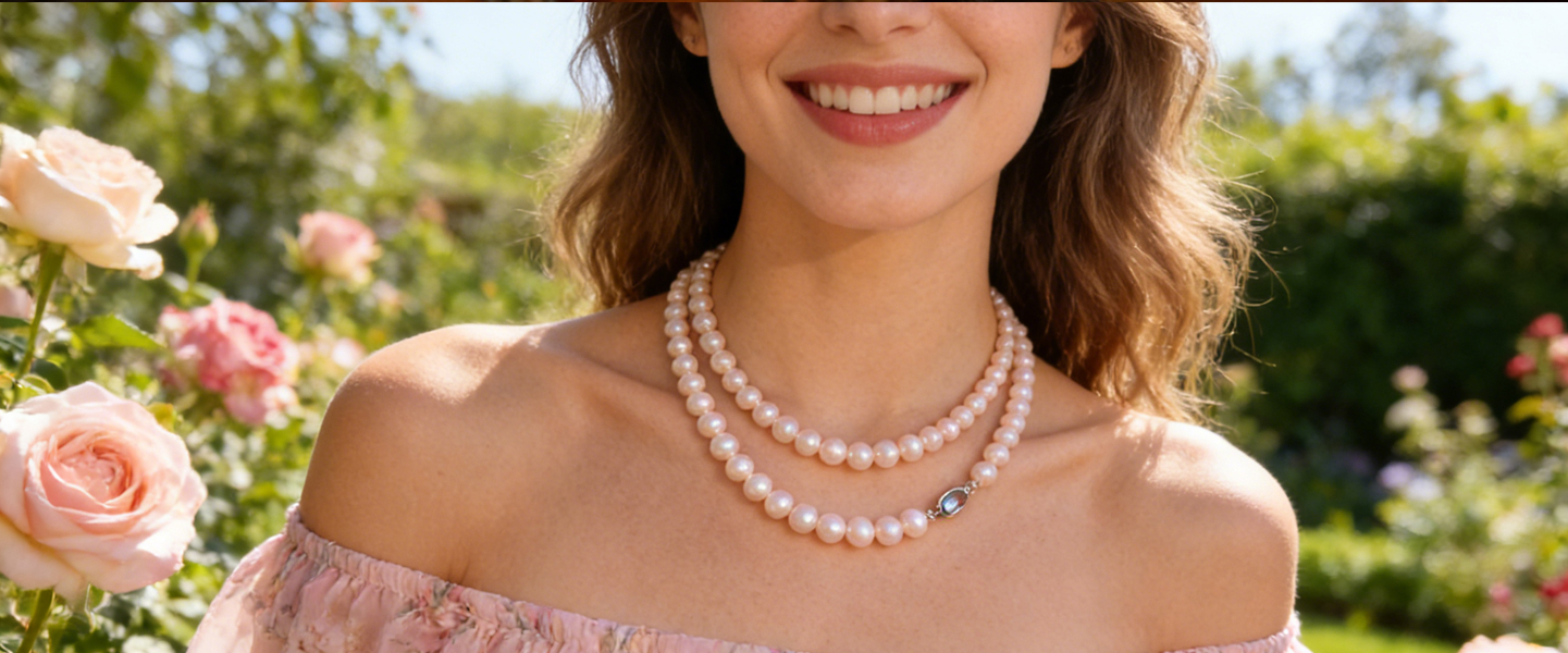 pearl necklaces for women set