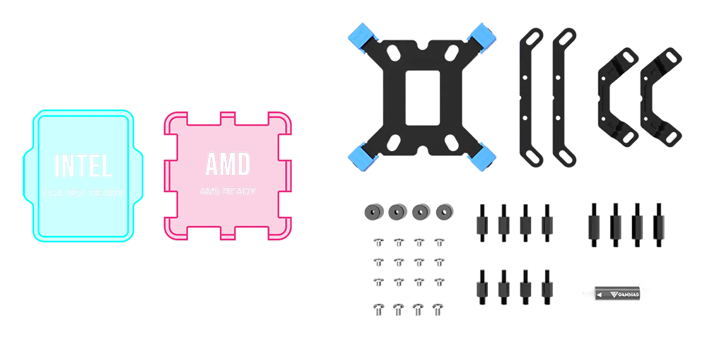 GAMDIAS CHIONE E4-360 V2 Liquid CPU Cooler