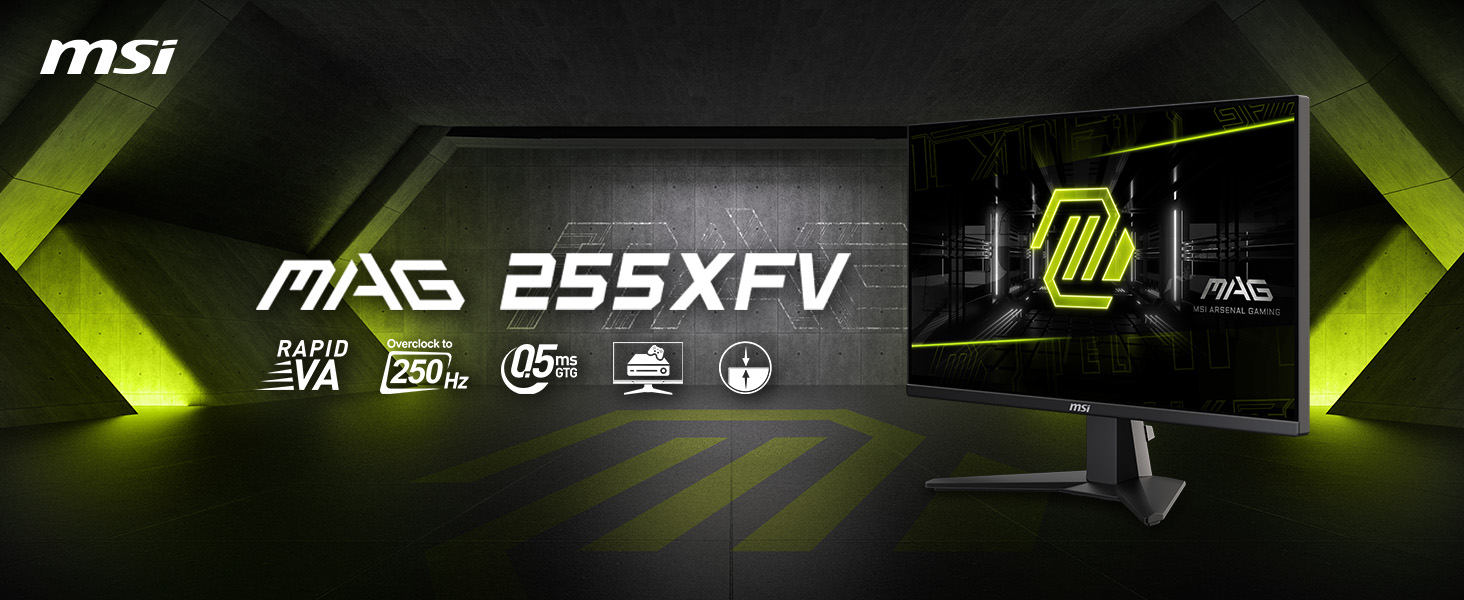 MSI MAG255XFV Gaming Computer Monitor