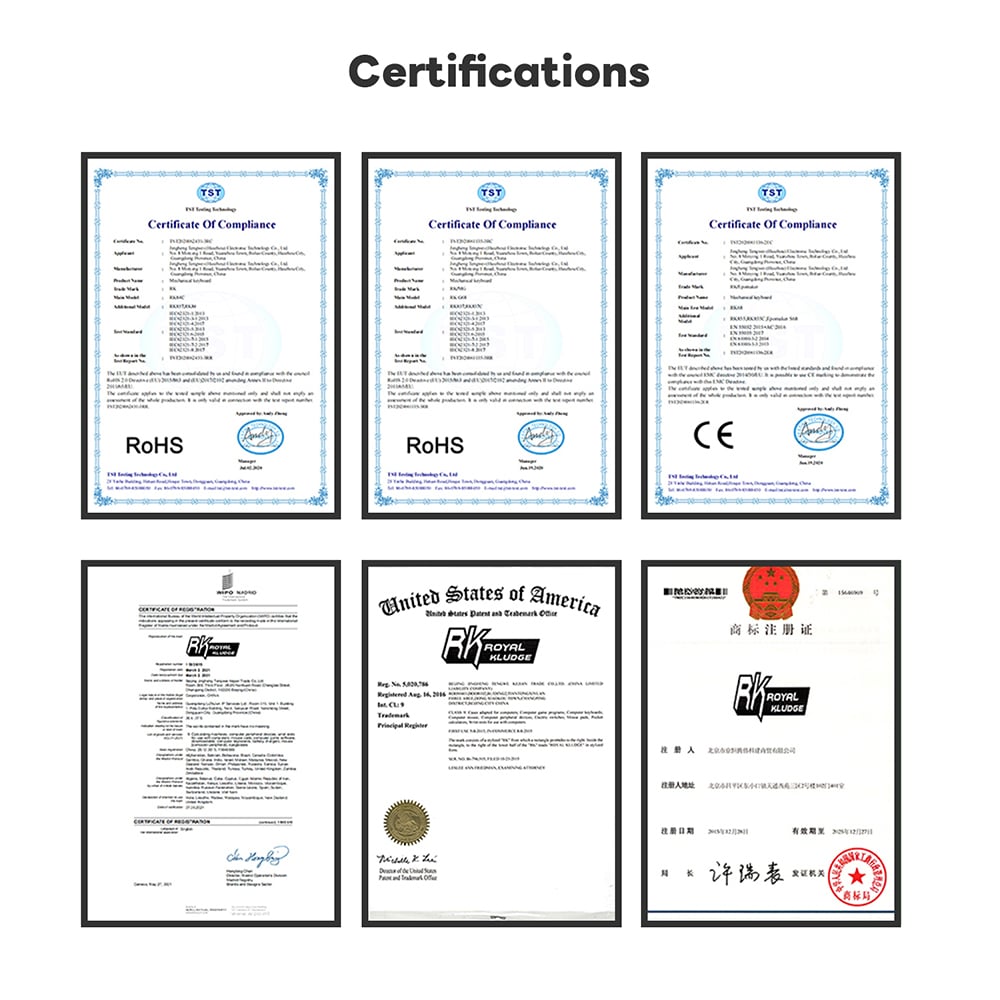 Certifications