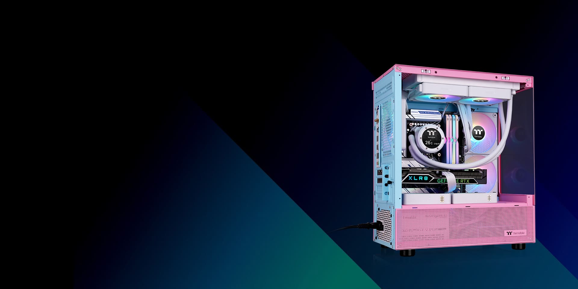 Thermaltake View 170 TG ARGB m-ATX Chassis