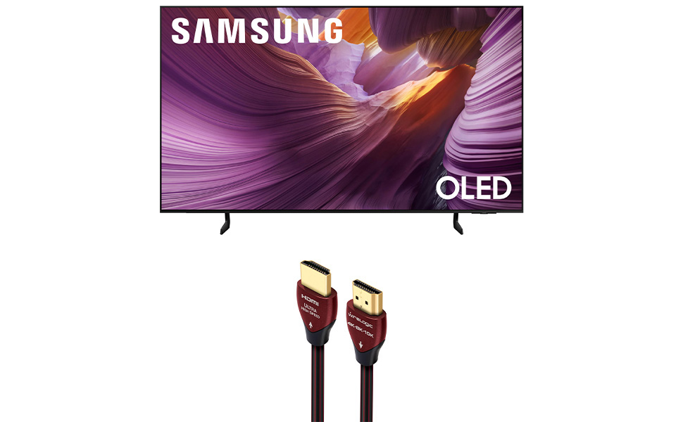 Samsung S85FA Series TV with Wirelogic HDMI Cable