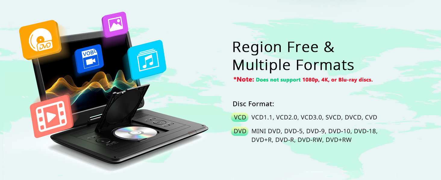 Yoton Portable DVD Player 