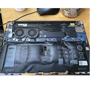 The drum pack battery is not usable