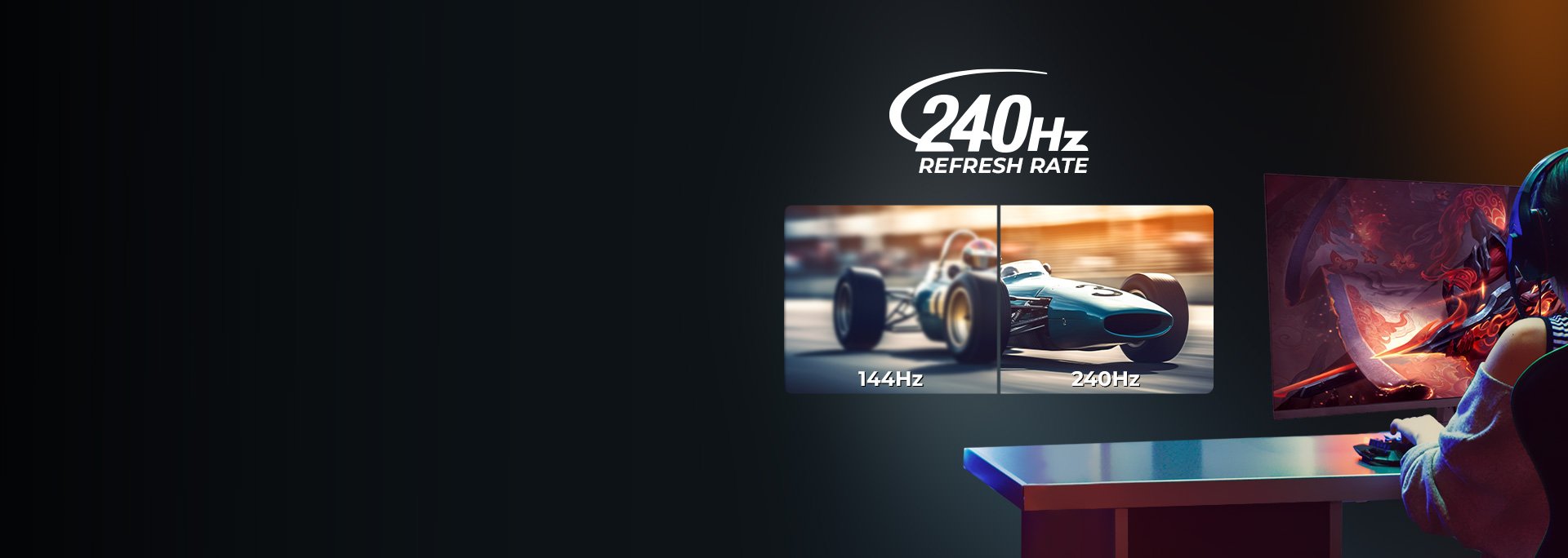 Super Fast 240Hz Refresh Rate