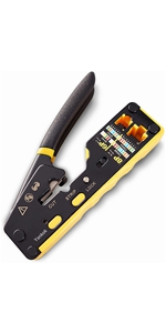 Yankok RJ45 RJ12 RJ11 Pass Through Crimper (HT6028)