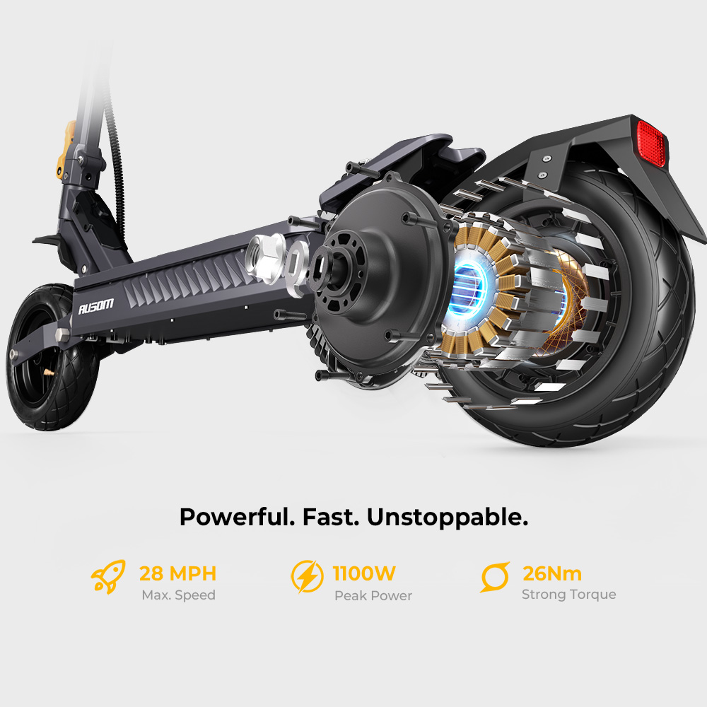 Ausom Gosoul 2 1100W Foldable Electric Scooter