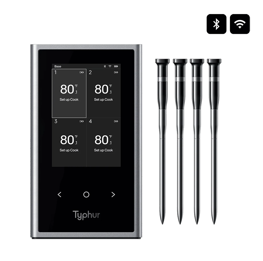 Typhur Sync Quad Digital Probe Bluetooth Compatibility Meat Thermometer