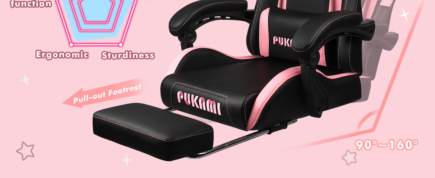 black gaming chair