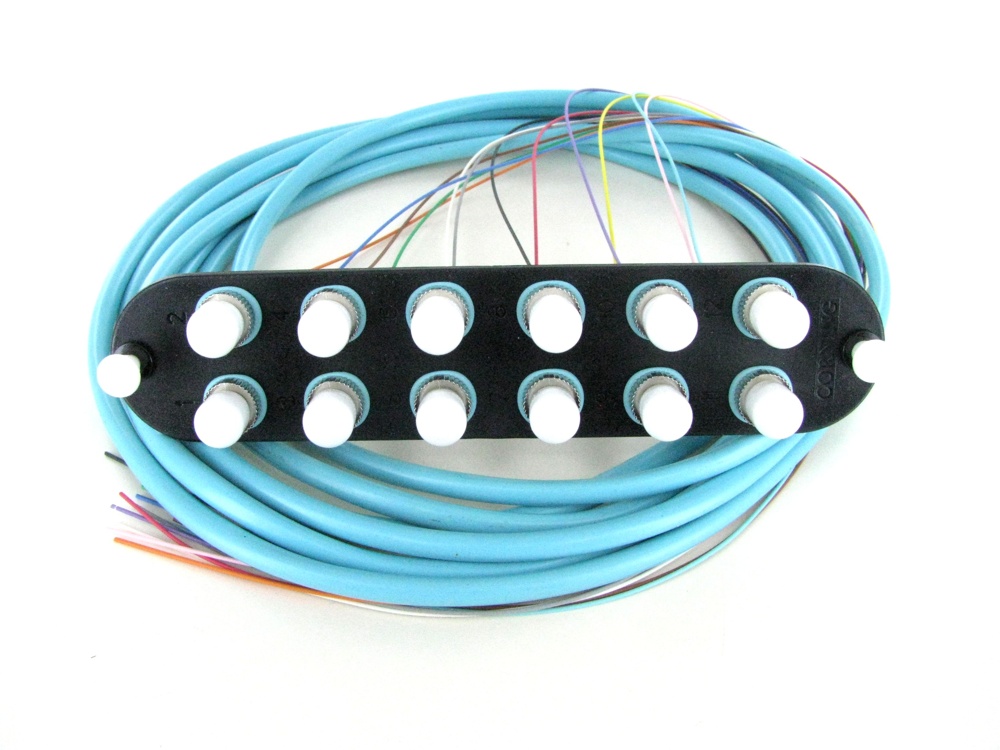 Corning CCH-CP12-H3-P03SH 12-fiber ST pigtailed adapter panel