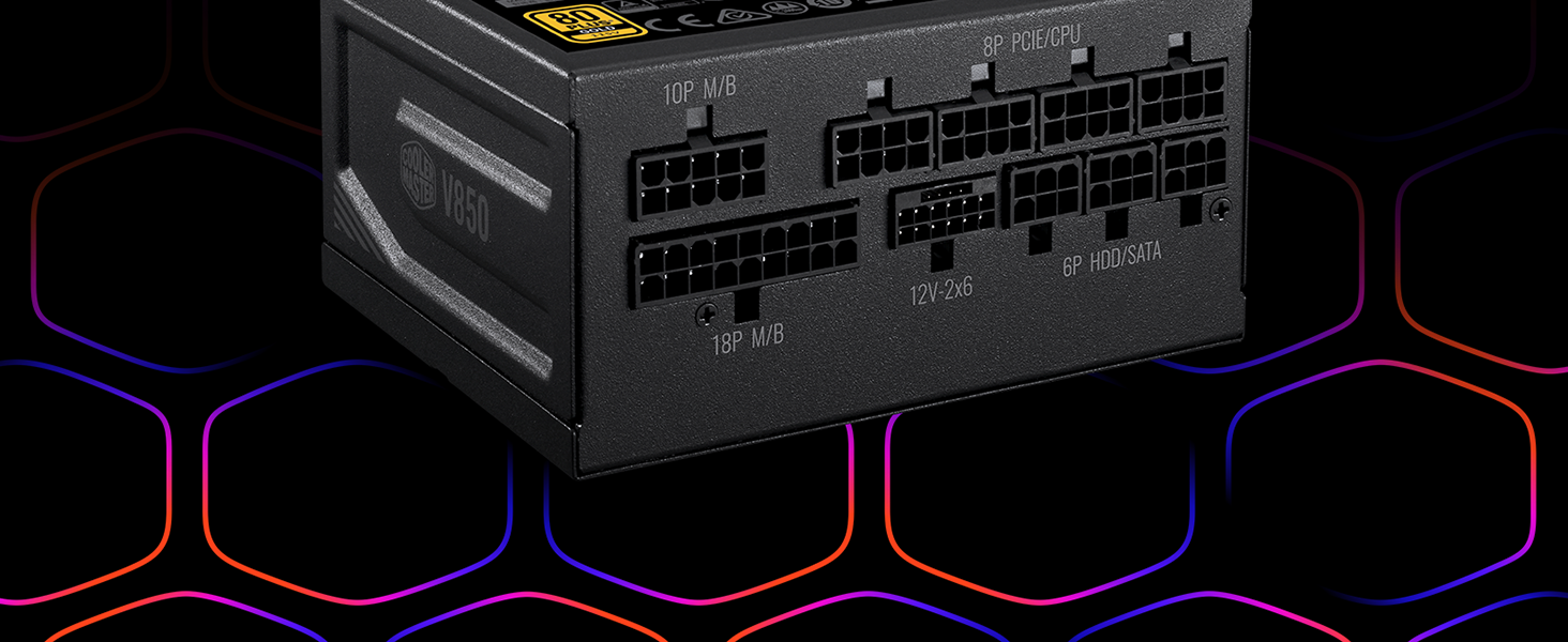 Cooler Master V850 SFX Gold Full Modular Power Supply Black