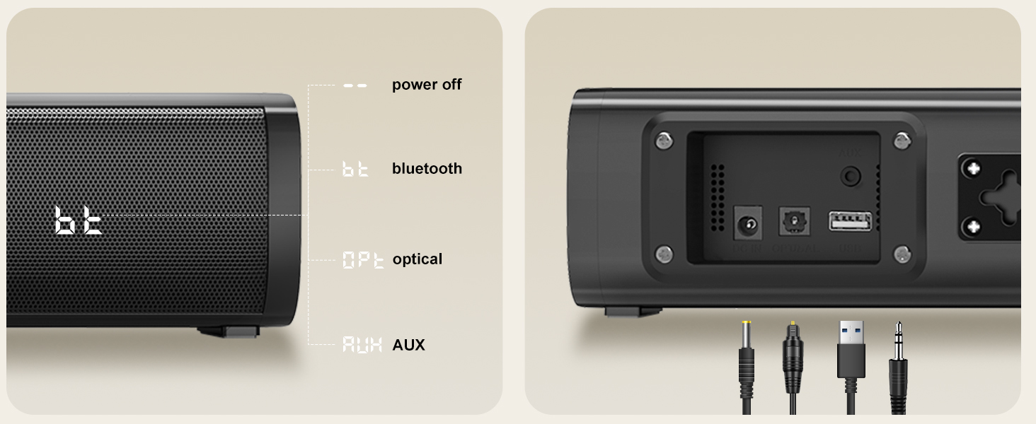 Wohome 2.1ch Small Sound Bars