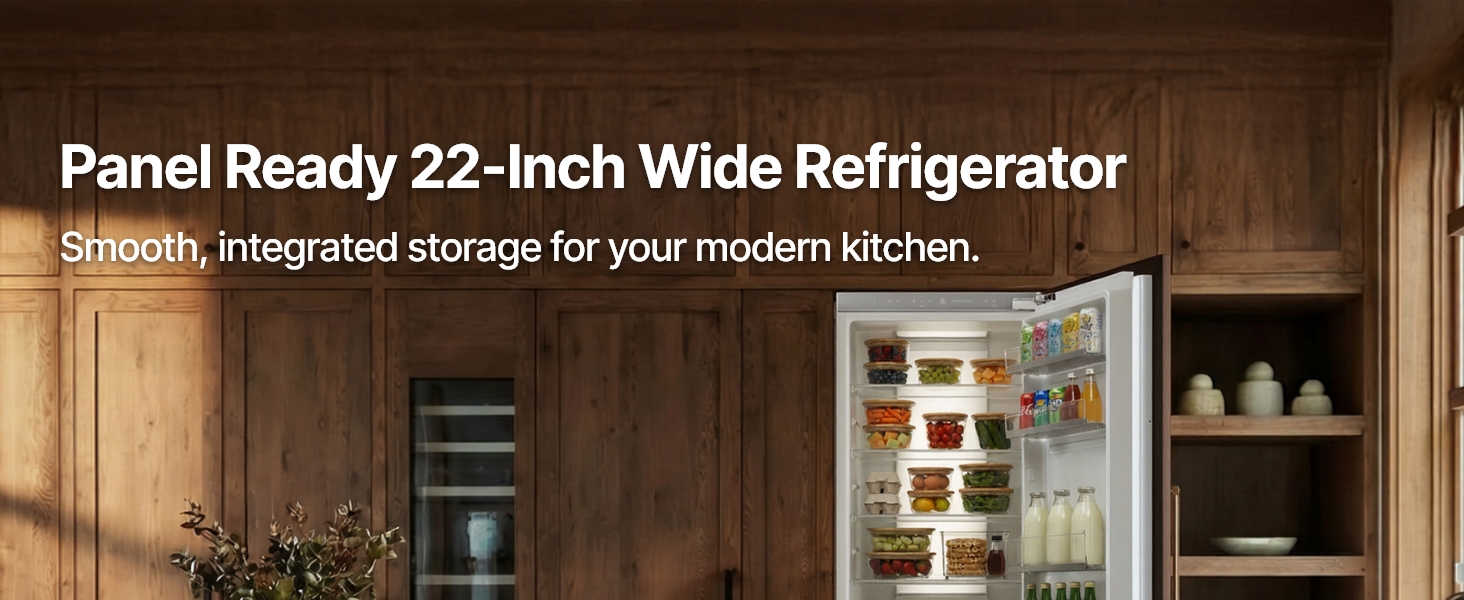 Ca'Lefort 22 Inch Panel Ready Freezer