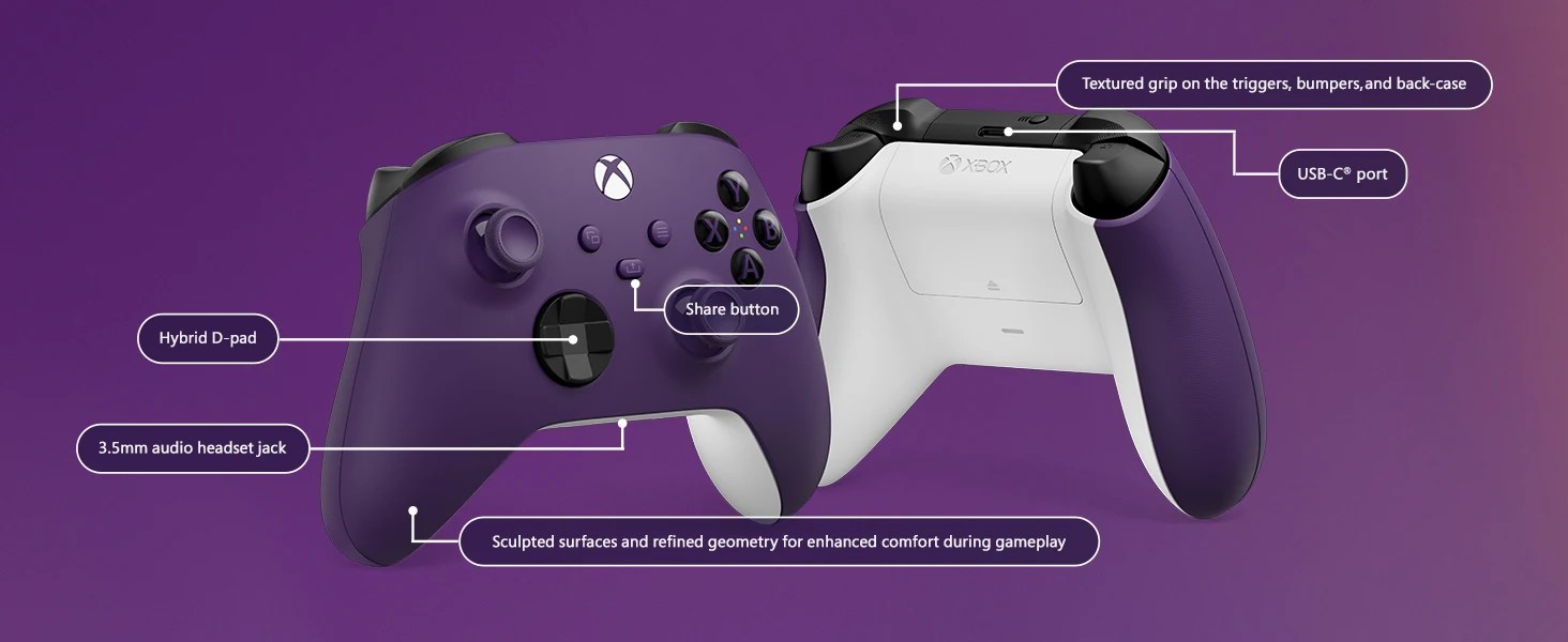 Xbox Wireless Controller Astral Purple-3