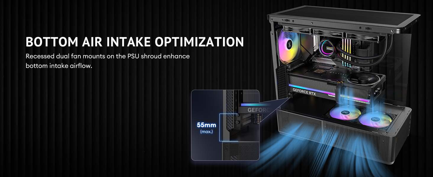 Antec C6 Curve ARGB Mid-Tower Case