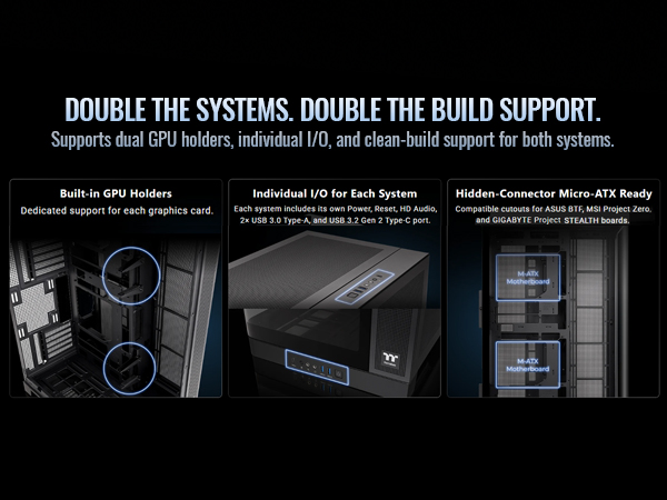 Thermaltake CAPO X Dual System Chassis