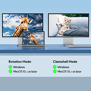 quad monitor docking station