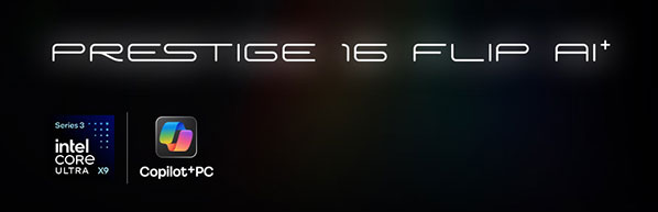 MSI Prestige 16 Flip AI+ C3M Touchscreen Laptop