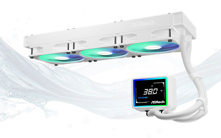 ASRock Challenger White 360 Digital AIO Liquid Cooler