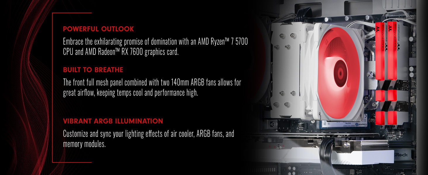 Thermaltake NE R76-H16 Gaming Desktop PC