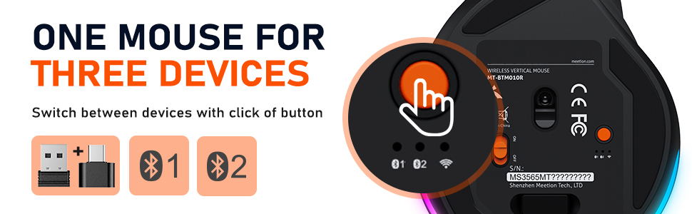 Bluetooth Connection Steps:      1. Turn on the power switch to green.     2. Short press the mode