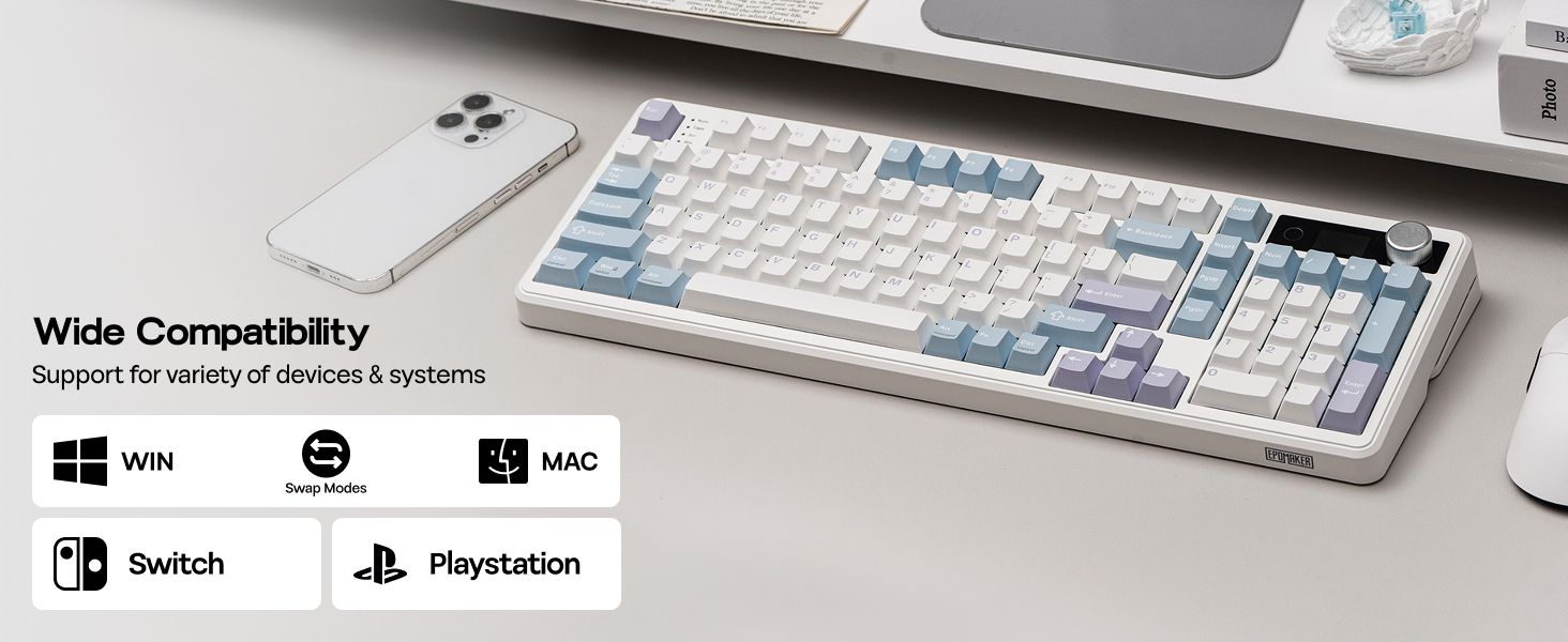 EPOMAKER TH99 PRO Wide Compatibility